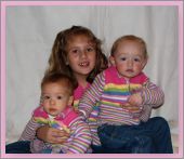 Hanging with cousins Jensyn and Isabella
