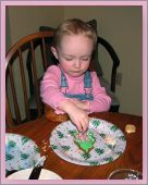 Decorating cookies (and the floor)