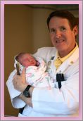 Rachel meets Dr. Lockard, who delivered her